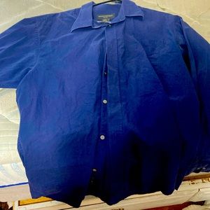 Banana republic relaxed long sleeve button up. Dark navy blue  XL